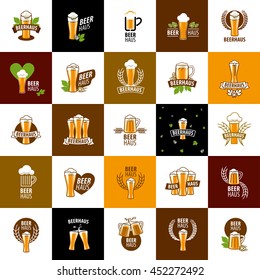 vector beer logo