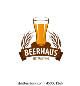 vector beer logo