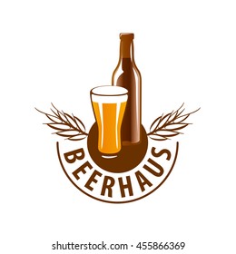 vector beer logo