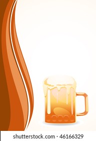 vector beer mug