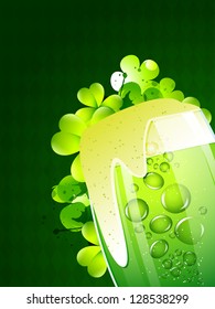 vector beer mug for saint patrick's day