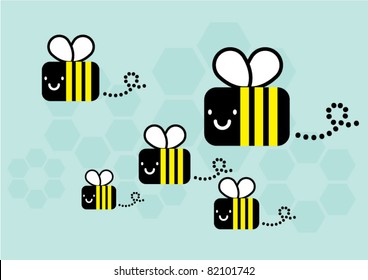 vector of bees