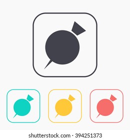 Vector beet icon. Eps10 