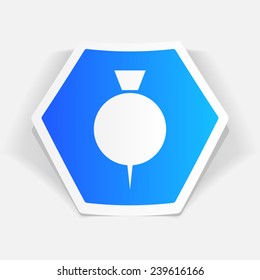 Vector beet icon. Food icon. Eps10