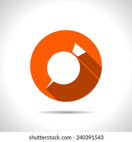 Vector beet icon. Food icon. Eps10