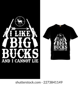 Vector Beg Bucks Hirschjagd T-Shirt Design