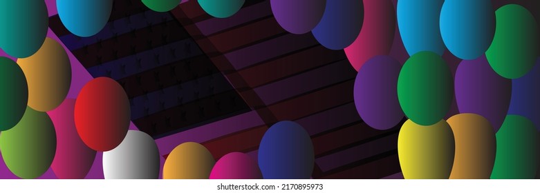 vector begron celebrating the united states birthday july 4, 2022