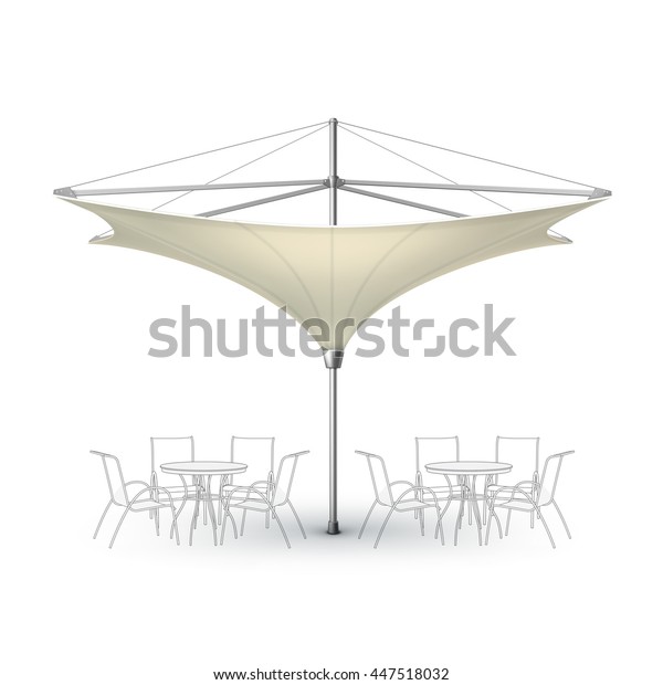 Vector Beige Blank Inversed Lotus Patio Stock Vector Royalty Free 447518032