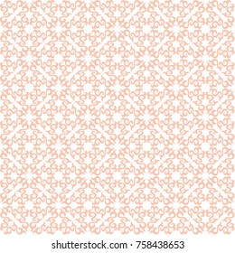 Vector beige floral ornamental pattern