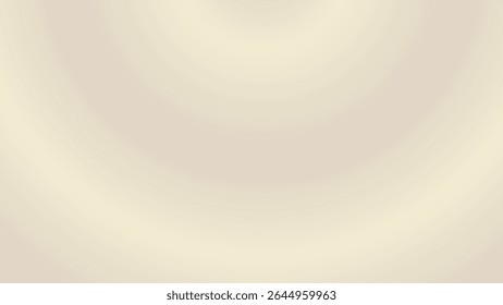Vector beige gradient background. Simple and soft light brown gold texture. soft solid plain. grunge minimalistic backdrop