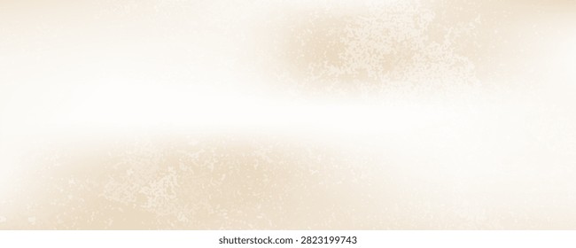 Vector beige gradient background. Simple and soft light brown gold texture. soft solid plain. grunge minimalistic backdrop
