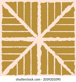Vector beige mustard mesh grid tile repeat pattern
