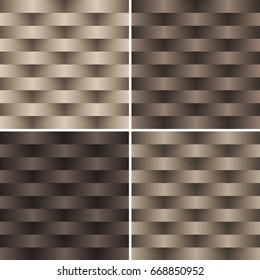 Vector  beige Seamless illustration of 3 D wicker Background