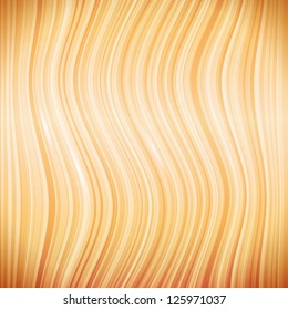 Vector beige wooden or hair waves background