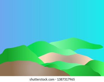vector bekground which shows a very beautiful view with a simple design