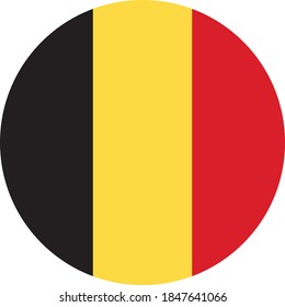 Symbol für die Flagge eines Belgien-Landes