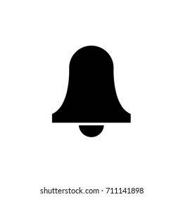 Vector bell alarm icon.