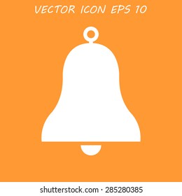 Vector Bell Icon Symbol. Flat illustration EPS