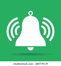 Vector Bell Icon Symbol. Flat illustration EPS