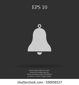 Vector Bell Icon Symbol. Flat illustration EPS