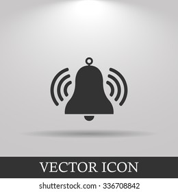 Vector Bell Icon Symbol. Flat illustration EPS