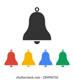 Vector Bell Icon Symbol. Flat illustration EPS