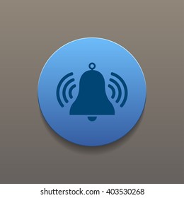 Vector Bell Icon Symbol. Flat illustration EPS