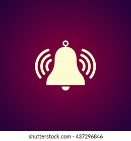 Vector Bell Icon Symbol. Flat illustration EPS