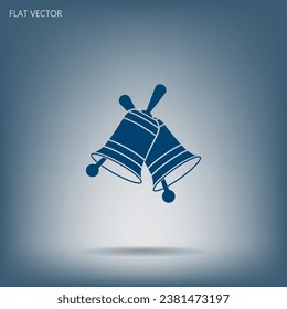 Vector Bell Icon Symbol illustration flat icon.