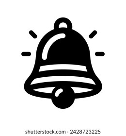 Vector Bell Icon Symbol. Vector Illustrations.
