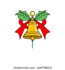 vector bell with a simple concept. suitable for various design purposes.