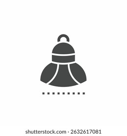 Vector. Símbolo de campana. Plantilla de diseño de símbolo de icono.