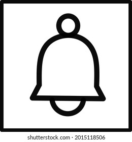 Vector bell symbol for your business.