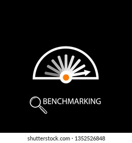 vector benchmarking icon