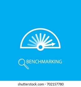 vector benchmarking icon