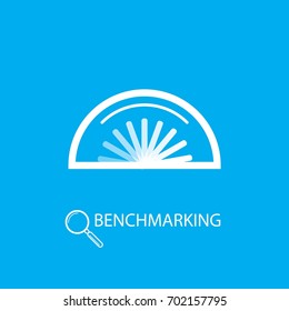 vector benchmarking icon