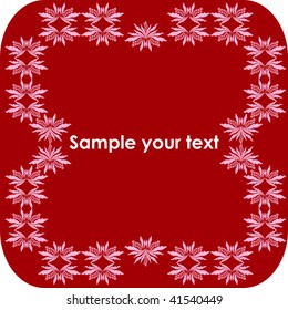 vector berry frame