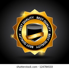 Vector best choice  label with red ribbon.