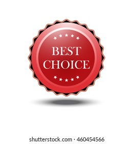 Vector best choice red label
