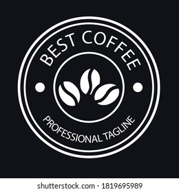 Vector best coffee logo for your design