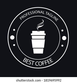 Vektor-Logo für besten Kaffee für Ihr Design