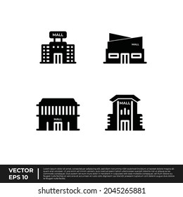 Vector - Das beste Design-Building-Symbol Mall-Glyph für alle Bedürfnisse