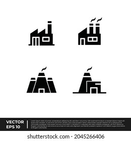 Vektorgrafik - Das beste Design-Gebäudesymbol der Fabrik für alle Bedürfnisse