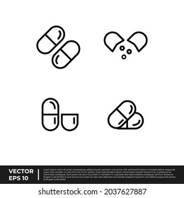 Vector: el mejor icono de la cápsula de diseño para todas las necesidades