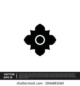 Vector - The Best Design Flower Icon Glyph Style For All Needs