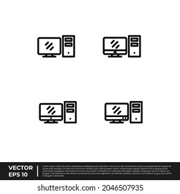 Vector: el mejor esquema del equipo de iconos de Office de diseño para todas las necesidades