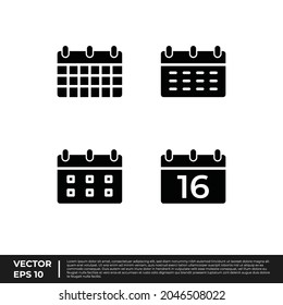 Vector - The Best Design Office Icon Calendar Glyph For All Needs