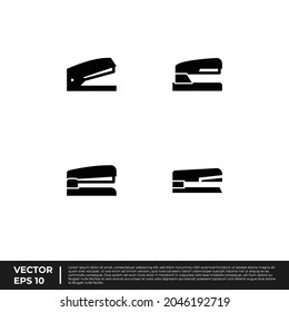 Vector - The Best Design Stationery Icon Staple Glyph For All Needs