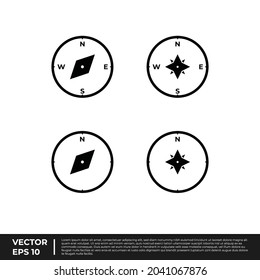 Vector - The Best Design Stroke Icon Compass For All needs