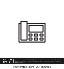 Vector - El Mejor Diseño Estilo De Contorno De Icono Del Teléfono Para Todas Las Necesidades